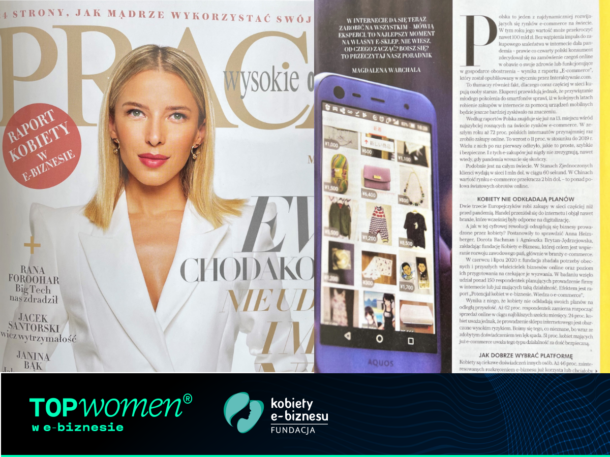 Raport Fundacji w magazynie Wysokie Obcasy Praca