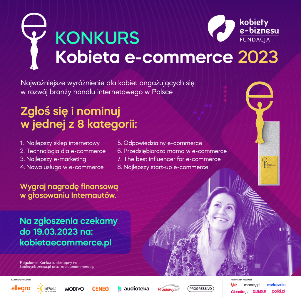 Zglos i nominuj do konkursu kobieta e-commerce 2023